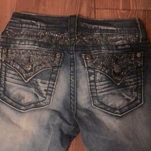 Miss Me Hemmed Skinny size 26